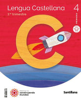 LENGUA MOCHILA LIGERA 4 PRIMARIA CONSTRUYENDO MUNDOS | Varios autores | 9788414407387 (Santillana)